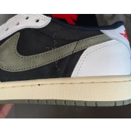 OG 1 Air DZ4137-106 WMNS Olive Jordan x Scott Low Travis 0520